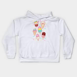 Ice Cream Emoji Mashup #5 Kids Hoodie